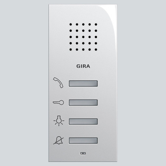 Gira 125003 Wohnungsstation AP System 55 Reinweiß