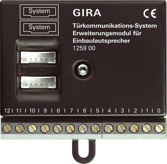 Gira 125900 Erweiterungsmodul Einbau-Lautsprecher Türkommunikation