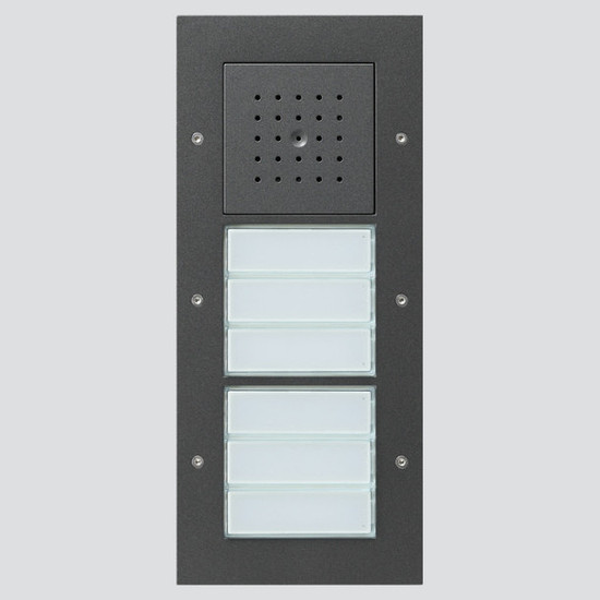 Gira 126867 Türstation AP 6-fach Türkommunikation Anthrazit