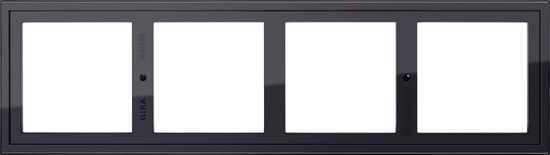 Gira 131405 Montageadapter 4-fach Gira E2 Schwarz
