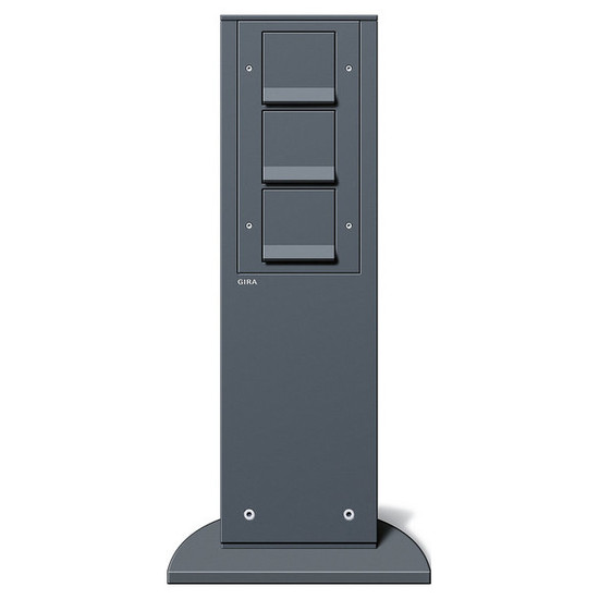 Gira 134128 E-Säule 3x SCHUKO SP 491 mm Gira Energiesäule Anthrazit