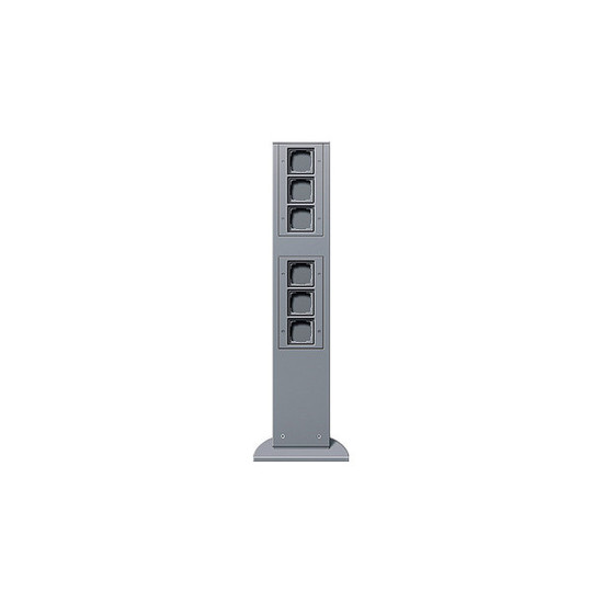 Gira 135126 E-Säule 6x Leereinheit 769 mm Gira Energiesäule F Alu