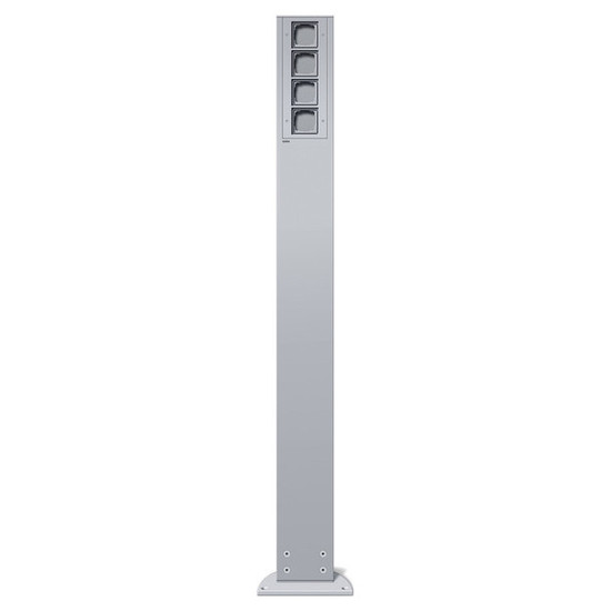 Gira 135426 E-Säule 4x Leereinheit 1400 mm Gira Energiesäule F Alu