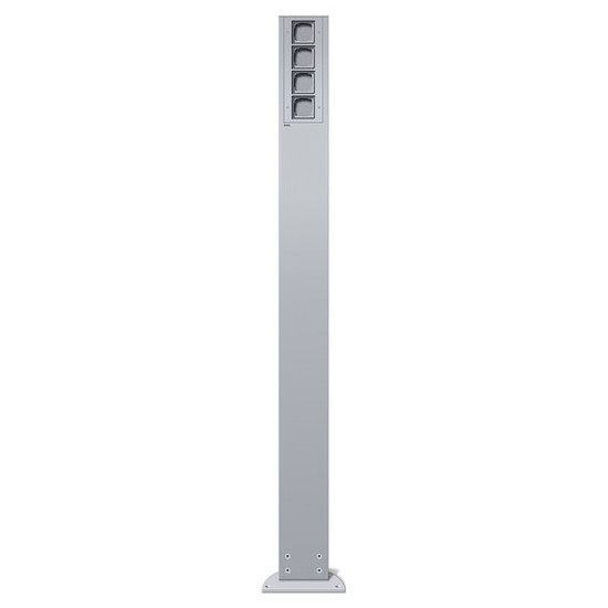 Gira 135626 E-Säule 4x Leereinheit 1600 mm Gira Energiesäule F Alu