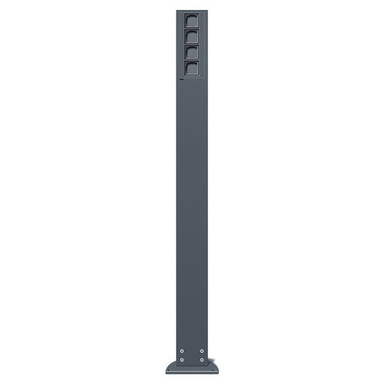 Gira 135628 E-Säule 4x Leereinheit 1600 mm Gira Energiesäule Anthrazit
