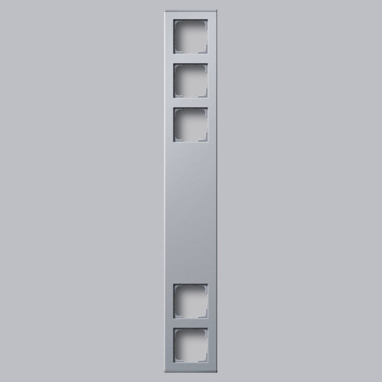 Gira 136526 Profil 5-fach 600 mm senkrecht + waagerecht Profil 55 Aluminium