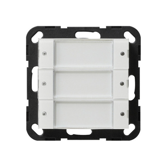 Gira 2003100 Tastsensensor 2 3-fach 24 V pot.frei Beschriftungsfeld System 55 Klar/Reinweiß