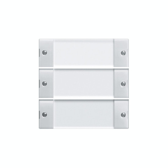 Gira 213303 Wippenset 3-fach Beschriftungsfeld System 55 Klar/Reinweiß