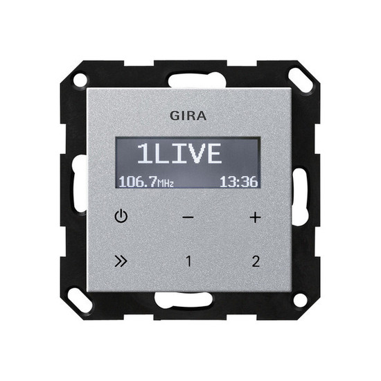 Gira 228426 UP-Radio RDS o.Lautsprecher System 55 F Alu