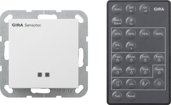Gira 236603 Sensotec + Fernbedienung System 55 Reinweiß