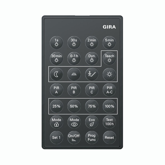Gira 238200 IR-Fernbedienung PIR 1 Zubehör
