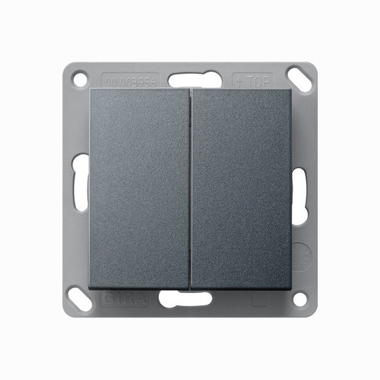 Gira 246228 Bluetooth Wandsender 2-fach System 55 Anthrazit