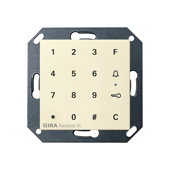 Gira 260501 Gira Keyless In Codetastatur System 55 Cremeweiß