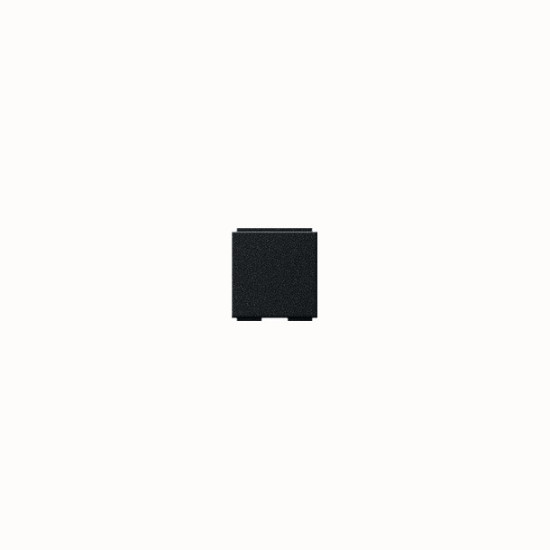 Gira 2645005 Uni-BlindAbdeckung Abdeckung Modular-Jack 2-fach 30° + Beschriftungsfeld System 55 Schwarz m
