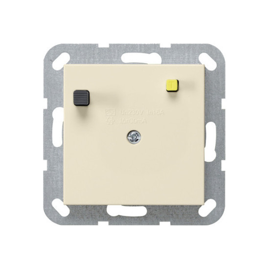Gira 266401 FI-Schutzschalter 30 mA System 55 Cremeweiß