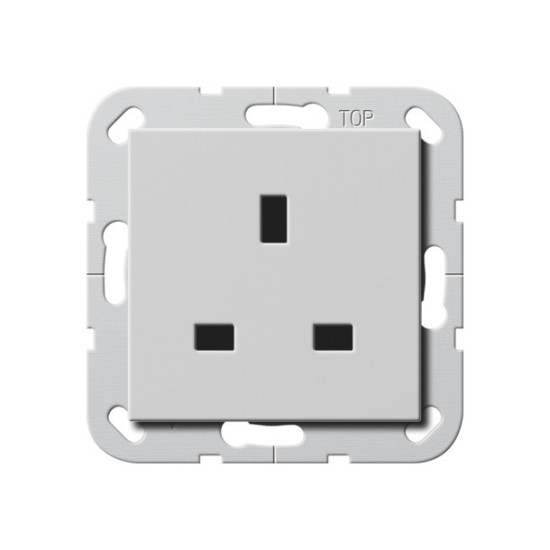 Gira 2776015 Steckdose BS 13 A SH System 55 Grau m