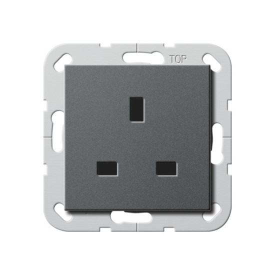 Gira 277628 Steckdose BS 13 A SH System 55 Anthrazit