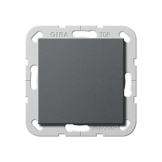 Gira 283628 Wippschalter BS 20 AX Aus 2-polig System 55 Anthrazit