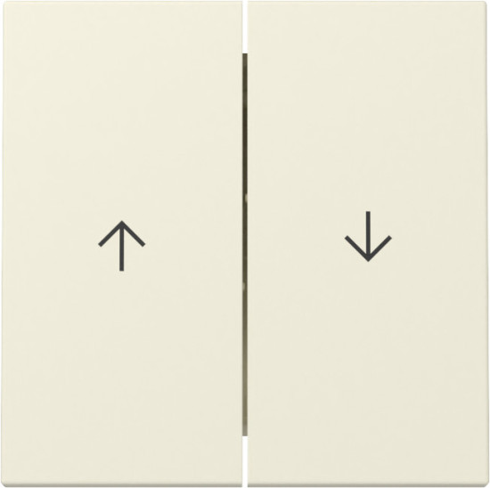 Gira 329401 Wippe 2-fach Pfeil System 55 Cremeweiß