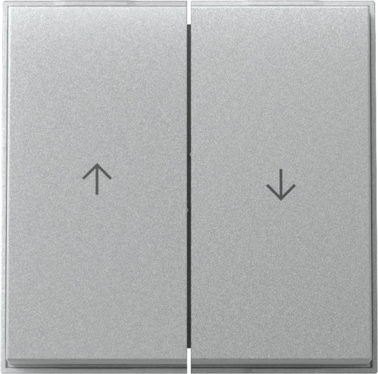 Gira 329465 Wippe 2-fach Pfeil Gira TX_44 (WG UP) F Alu