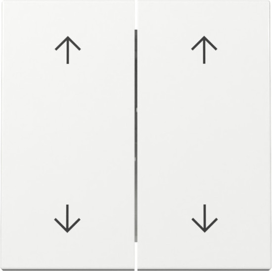 Gira 329703 Wippe 2-fach Pfeile System 55 Reinweiß
