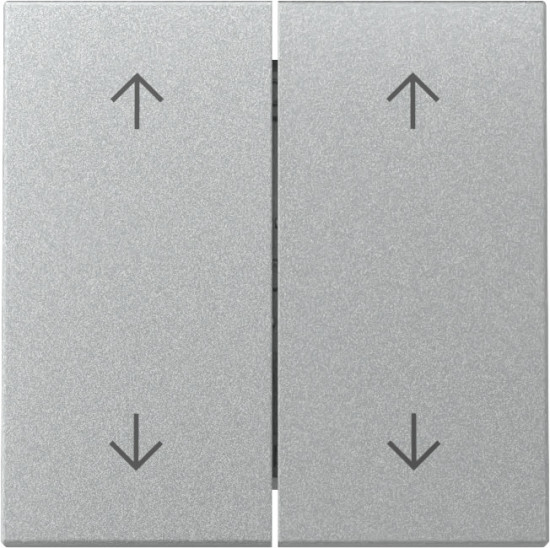Gira 329726 Wippe 2-fach Pfeile System 55 F Alu