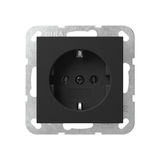 Gira 4180005 SCHUKO-Steckdose Schraubklemmen System 55 Schwarz m