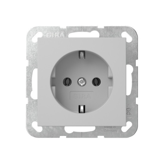 Gira 4180015 SCHUKO-Steckdose Schraubklemmen System 55 Grau m