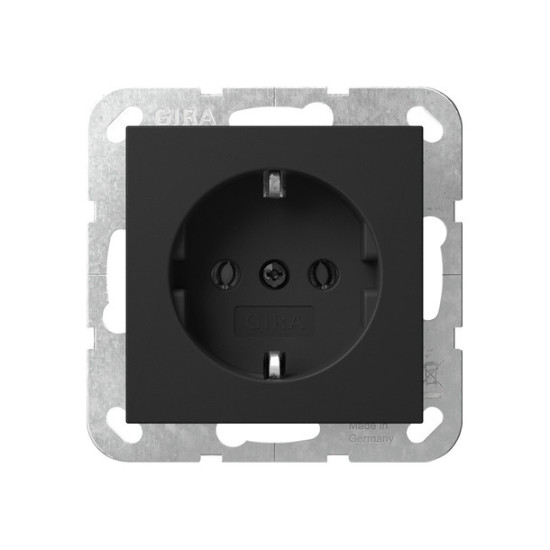 Gira 4188005 SCHUKO-Steckdose System 55 Schwarz m