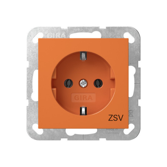 Gira 4188109 SCHUKO-Steckdose ZSV System 55 Orange