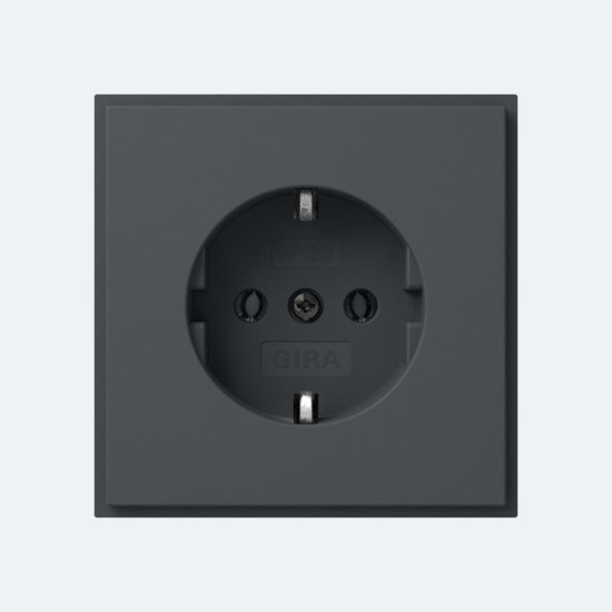 Gira 418867 SCHUKO-Steckdose (IP20) Gira TX_44 Anthrazit