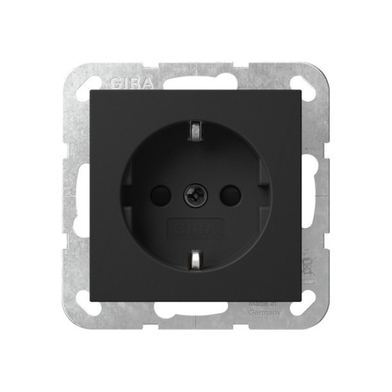 Gira 4453005 SCHUKO-Steckdose SP System 55 Schwarz m