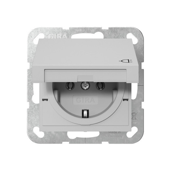 Gira 4454015 SCHUKO-Steckdose KD System 55 Grau m