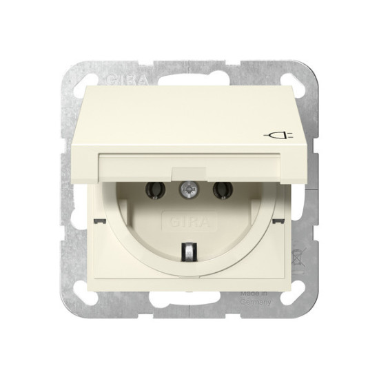Gira 445401 SCHUKO-Steckdose KD System 55 Cremeweiß