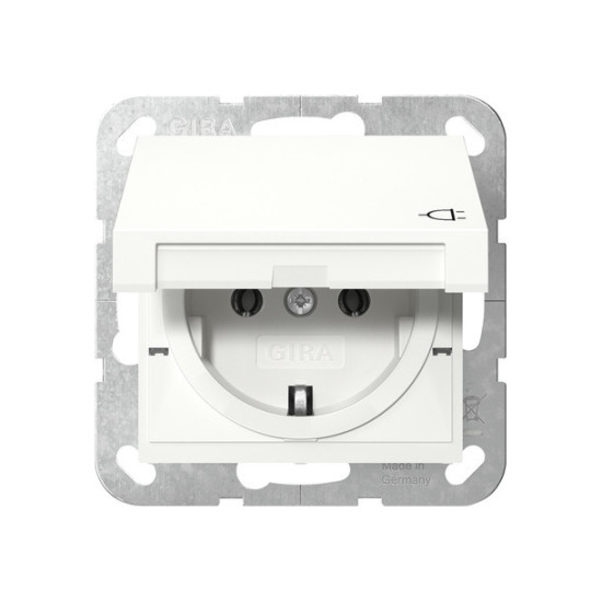 Gira 445403 SCHUKO-Steckdose KD System 55 Reinweiß