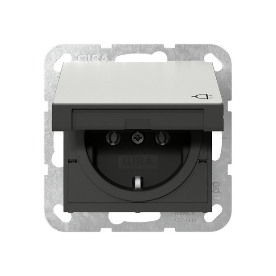 Gira 4454600 SCHUKO-Steckdose KD System 55 Edelstahl
