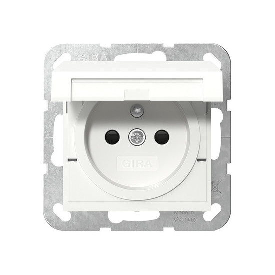 Gira 448803 Steckdose Erdstift KD + SP System 55 Reinweiß