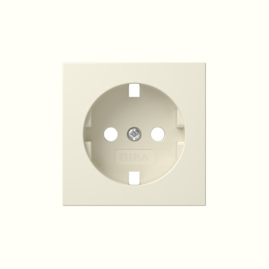Gira 492001 Abdeckung SCHUKO-Steckdose System 55 Cremeweiß