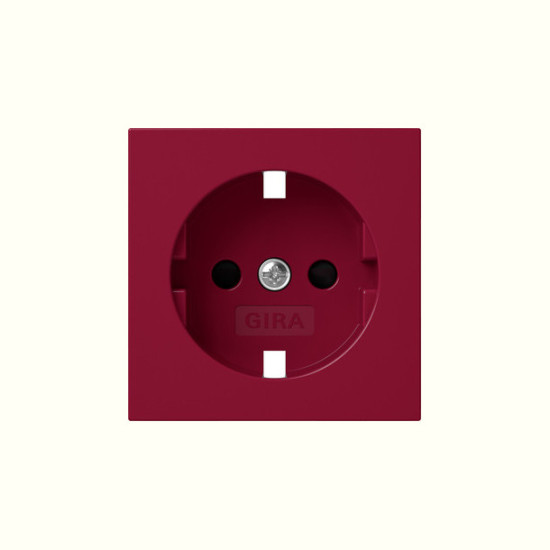 Gira 4921108 Abdeckung SCHUKO-Steckdose SP WSV System 55 Rot