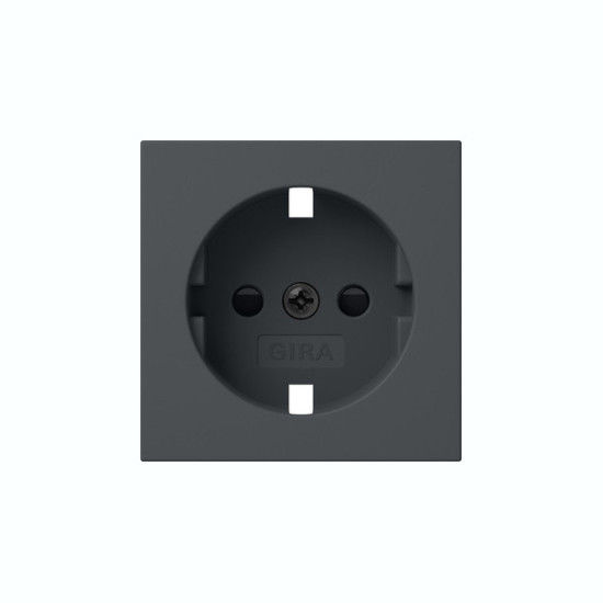 Gira 492128 Abdeckung SCHUKO-Steckdose SP System 55 Anthrazit