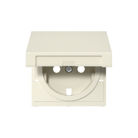 Gira 492201 Abdeckung SCHUKO-Steckdose KD System 55 Cremeweiß