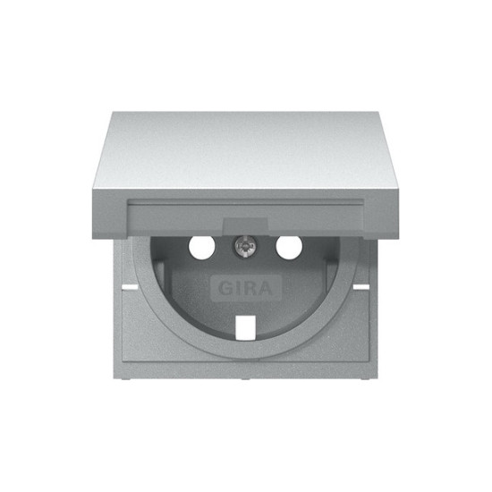 Gira 492226 Abdeckung SCHUKO-Steckdose KD System 55 F Alu