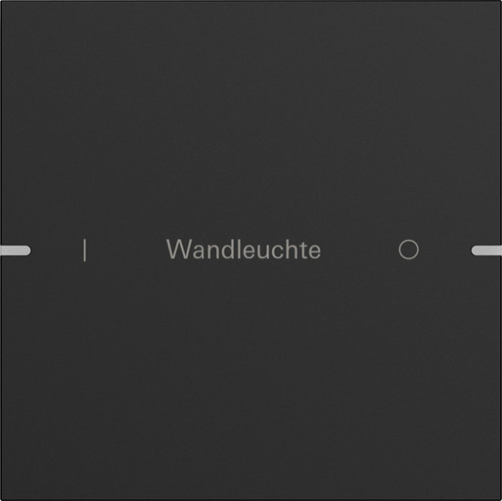 Gira 5031905 Wippenset 1-fach individuell Tastsensensor 4.95 Alum.Schwarz m(lack.)