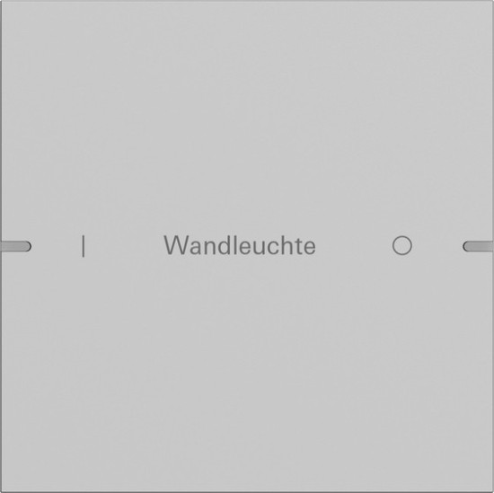 Gira 5031915 Wippenset 1-fach individuell Tastsensensor 4.95 Alum.Grau m(lack.)