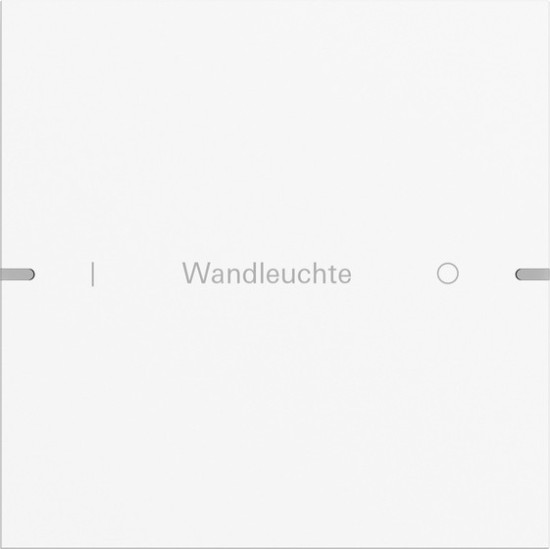 Gira 5031927 Wippenset 1-fach individuell Tastsensensor 4.95 Alum.Reinweiß m(lack.)