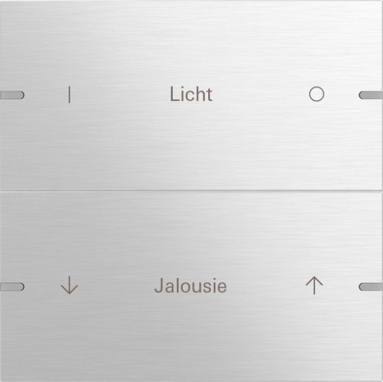 Gira 503217 Wippenset 2-fach individuell Tastsensensor 4.95 Aluminium(elox.)