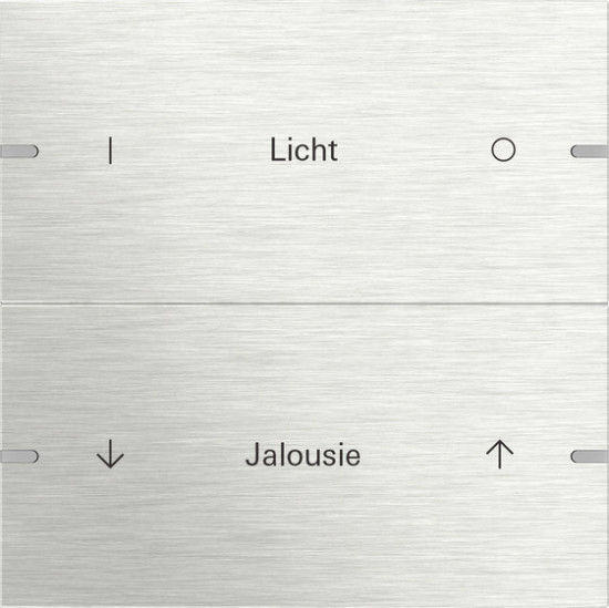 Gira 5032219 Wippenset 2-fach individuell Tastsensensor 4.95 Edelstahl
