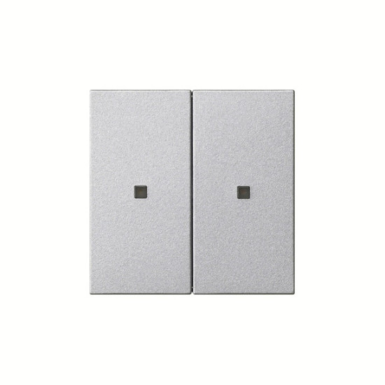 Gira 510726 RF BedienAufsatz 2-fach KNX System 55 F Alu