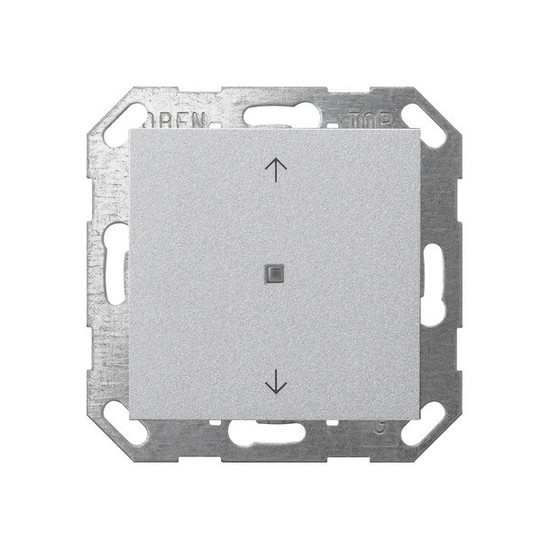 Gira 517226 Taster Wippe 1-fach Pfeile OneKNX System 55 F Alu