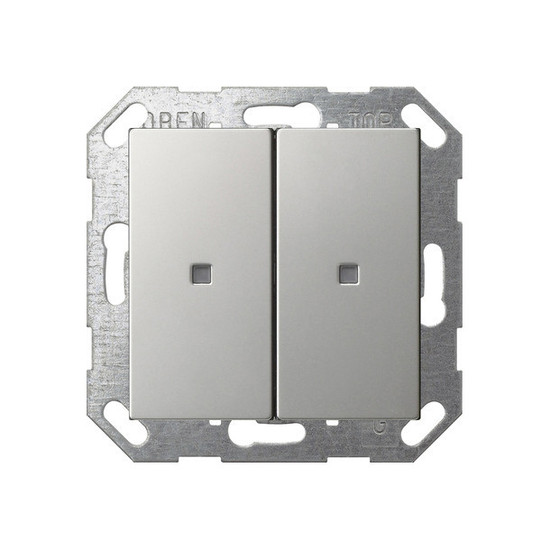 Gira 5173600 Taster Wippe 2-fach OneKNX System 55 Edelstahl